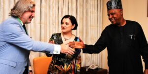 VP Shettima during a courtesy visit by an EU delegation led by the outgoing EU Ambassador to Nigeria and ECOWAS, Samuela Isopi.jpg