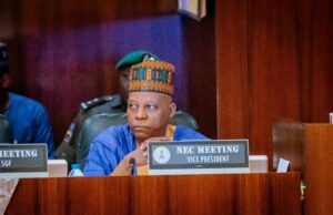 The Vice President Kashim Shettima at 144th meeting of the National Economic Council.jpg