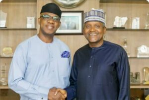 Dapo Abiodun and Aliko Dangote.