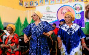 Ekiti First Lady, Olayemi Oyebanji and others during the tour.jpg