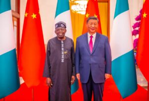 President Bola Tinubu of Nigeria and the Chinese President, Xi Jinping.jpg