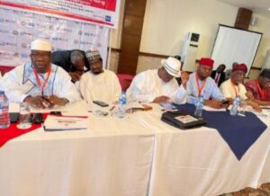 Members of the Senate Committee on the Review of the 1999 Constitution during the Retreat at Bristol Palace, Kano, on Friday