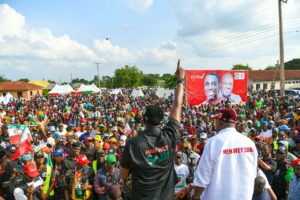 The PDP rally held in Fugar, Etsako Central and Agbede in Etsako West local government areas of Edo state.jpg