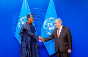 VP Shettima on Thursday met with United Nations Secretary-General, António Guterres, at the UN headquarters in New York.jpg