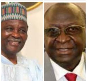 General Yakubu Gowon and Chuks Iloegbunam.