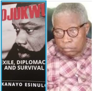 Kanayo Esinulo, right, and his book.jpg
