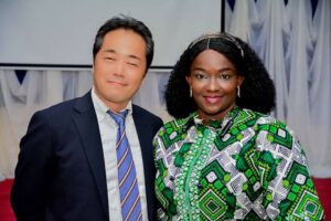 Mr Kozaki Hitoshi and Dr Doyin Aguoru.jpg