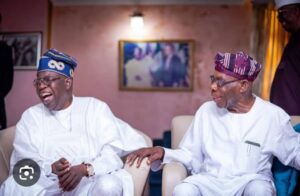 President Bola Tinubu and former Nigerian leader, Olusegun Obasanjo.