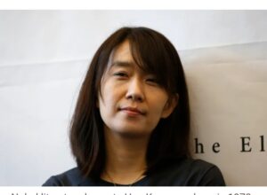 Nobel literature laureate Han Kang. File: Lee Jin-man/AP Photo