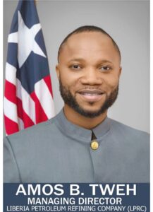 Amos B. Tweh, Managing Director, LPRC