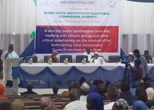Participants during the Town Hall meeting