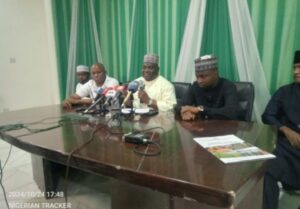 Leaders of the CSOs during the Press Conference