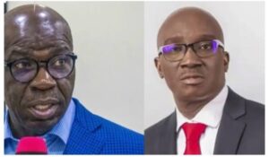 Governor Godwin Obaseki and Senator Monday Okpebholo