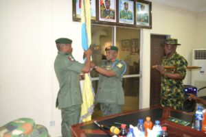 The two Brigadiers General, Musa Sadiq and Ahmed Mohammed Tukur, during the handing-over ceremony.jpg