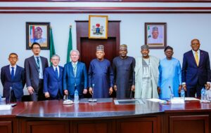 VP Shettima and his team with a delegation of the Japanese government led by the outgoing- Ambassador of Japan to Nigeria, Mr. Matsunaga Kazuyoshi.jpg