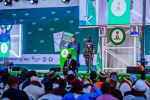 VP Shettima during the launch of the Nasarawa State Human Capital Development Strategy Document & Gender Transformative Human Capital Development Policy Framework held in Lafia.jpg