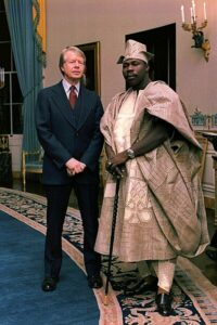When Jimmy Carter he visited Nigeria. He is here with General Olusegun Obasanjo.jpg