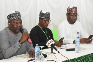 Deputy Chief of Staff to the President (Office of the Vice President), Sen. Ibrahim Hassan Hadejia and others at the meeting.jpg