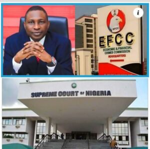 EFCC boss, Olukoyede, top, and Supreme Court of Nigeria.jpg