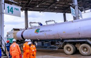 Trucks ;oading petrol today, 26 November