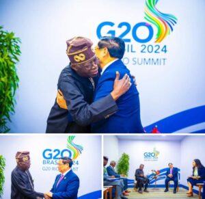 Presidents Bola Tinubu and Luong Cuong