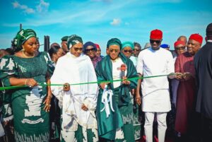 The First Lady, Oluremi Tinubu inaugurated a 3.1-kilometer runway at the Wilberforce Chuba Okadigbo International Airport, Onueke.jpg