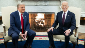 Trump and Biden's meeting. France24 photo.jpg