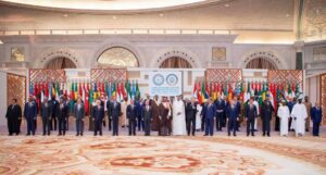 President Tinubu, Saudi Arabia's Crown Prince Mohammed Bin Salman and other Leaders at the Extraordinary Joint Arab-Islamic Summit in Riyadh, Saudi Arabia, November 11, 2024.