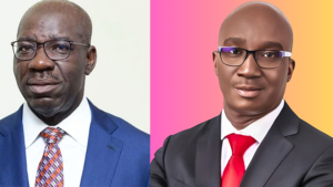 Monday Okpebholo and Godwin Obaseki.