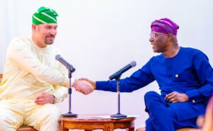Governor Sanwo-Olu spoke during a courtesy visit by the Ambassador of Bulgaria to Nigeria, Mr Yanko V. Yordanov.jpg