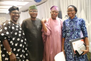 Lanre Arogundade, Kunle Ajibade, Demola Oyinlola and Mrs Bunmi Ajibade at the DAME 2024.jpg