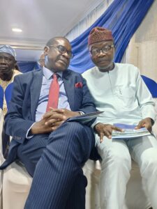 Mr Layi Babatunde, SAN, and Mr Kunle Ajibade, Executive Editor, TheNEWS and PMNEWS.jpg