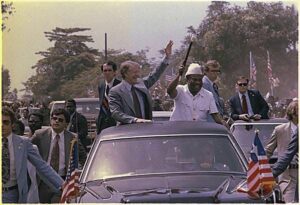 President Carter, left, with President Tolbert of Liberia.jpg