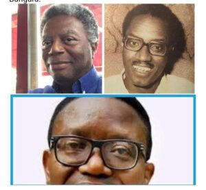 Yusufu Bala Usman, right, Yusuf Bangura ,and Owei Lakemfa, bottom