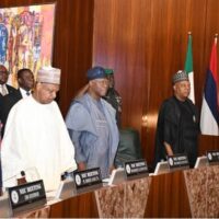 VP Shettima at the147th NEC meeting meeting at the Presidential Villa, Abuja.