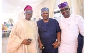 Mr Bayo Onanuga and friends