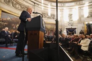 Donald Trump delivering his inaugural address.jpg