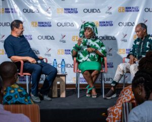 Dr Olaokun Soyinka in conversation with Yeni and Femi