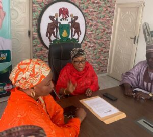 The Kano Women Affairs Commissioner receiving delegates of dRPC in her office.jpg