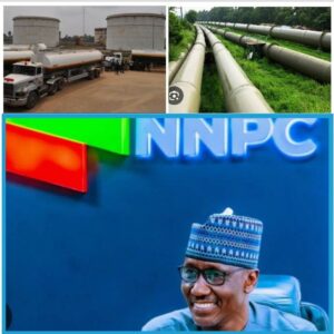From top left, one of the depots, Pipelines and NNPCL Mele Kyari