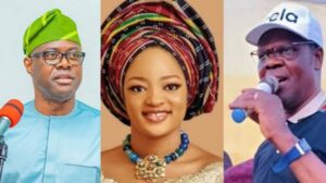 Governor Makinde, Oriyomi Hamzat and Queen Naomi