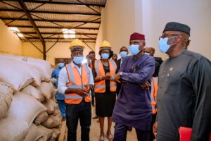 Governor Oyebanji and other officials at the storage centre.jpg