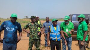 Major Isa Musa paid a visit to Agbeyewa Farms
