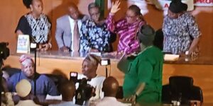 Mojisola Miranda being sworn in on Monday.jpg