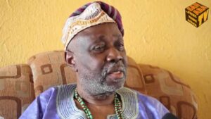 Professor Wande Abimbola, former Vice Chancellor of the University of Ife, now Obafemi Awolowo University, and the Awise of Yorubaland