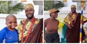 Quadri and Femi Adebayo in Taoma's skit