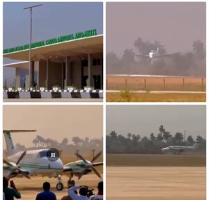 NAMA Calibration flight landed in Ekiti Cargo Airport