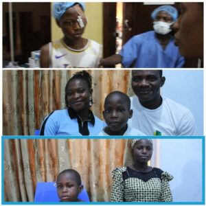 The beneficiaries of NNPCL Cataract Campaign in South West