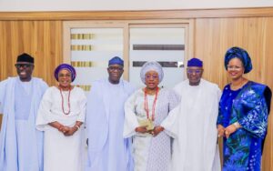 Former Governors Kayode Fayemi, Niyi Adebayo, Biodun Oyebanji and their wives