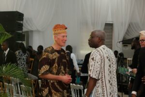 Mr Ernest Berkhout and Prof. Niyi Osundare